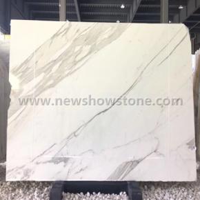 1.8cm Calacatta white marble on sale