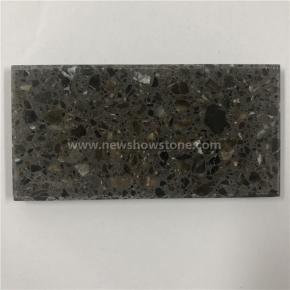 NS18 Light black terrazzo