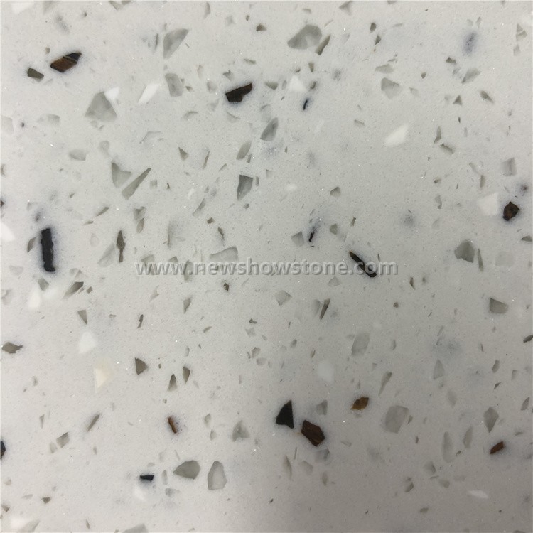 NSA01 Gold white artificial marble