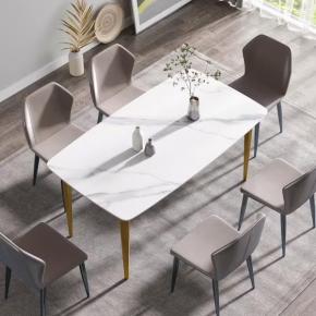 Hot Sale Family Sintered Stone Dining Table