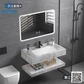   Hot Integrated Thermally Bent Sink Basin Combination Bending Seamless Integrated Bathroom Basin 
