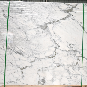 Large flower white natural marble table coffee table marble table panel villa background wall exterior stone