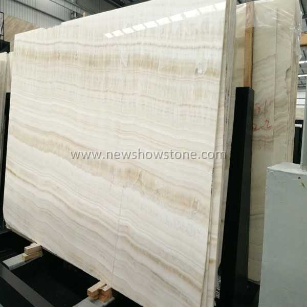 Classic Straight Vein White Onyx 