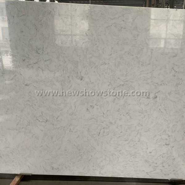 Carrara White Quartz Big Slab