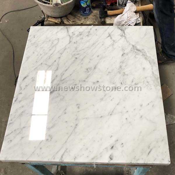 28'' Bianco Carrara Marble Square Countertop
