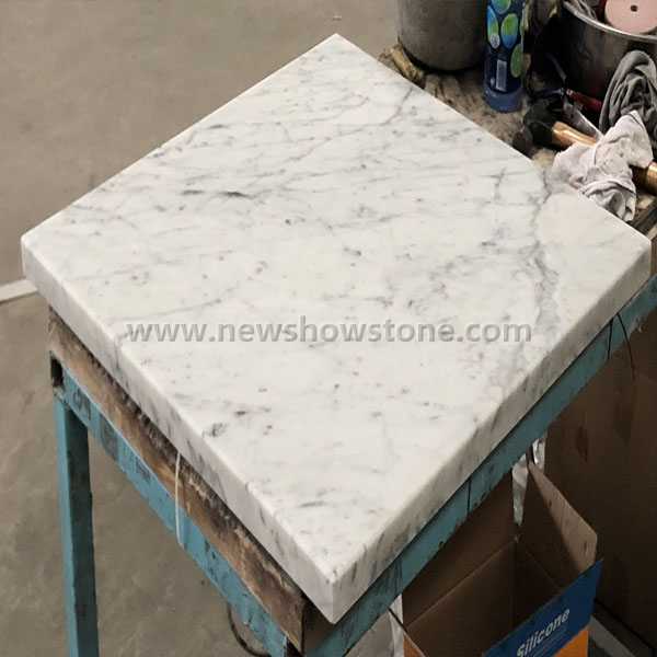 28'' Bianco Carrara Marble Square Countertop 