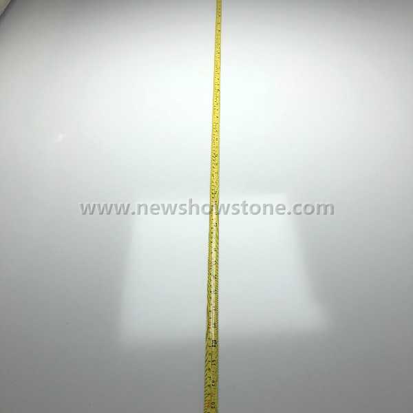 White artificial marble slab