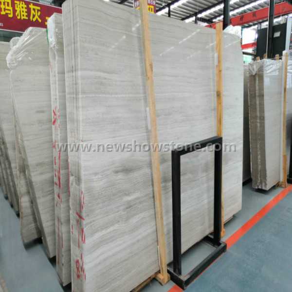 White wood marble