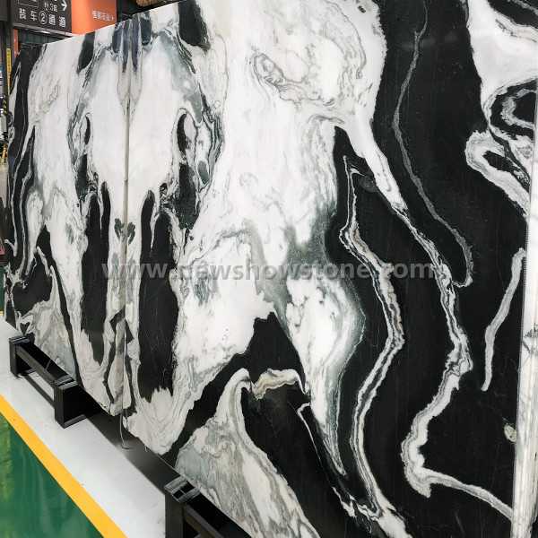 Panda White Marble Slab for Project