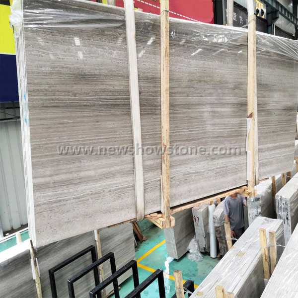 Grey Wood Stone Marble Polished