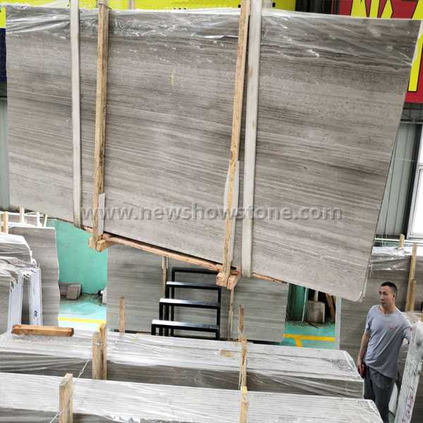 Grey Wood Stone Marble Polished